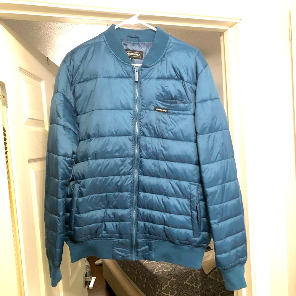 Members only goose down jacket